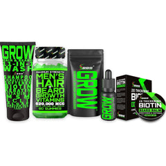 BBS Best Beard Stuff Growth Serum bottle used for fuller beard appearance