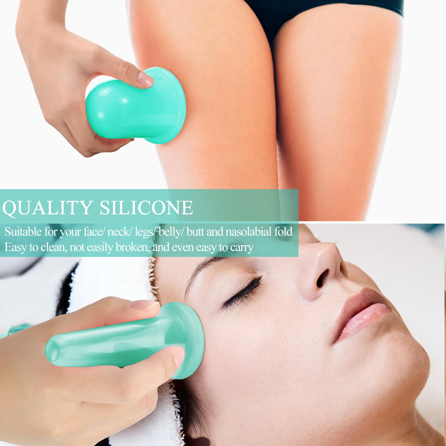 BBTO facial cupping small cup for precise under-eye use