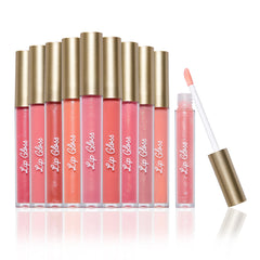Beauty Concepts Lip Gloss Set in pink shades for radiant, long-lasting shine.