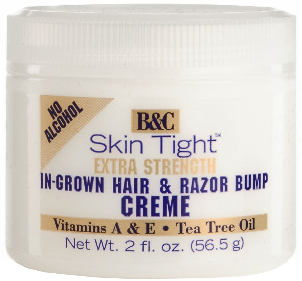 BC Footwear B&C Skin Tight Creme bottle for razor bumps and ingrown hair care