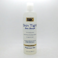 B&C Skin Tight extra-strength bottle pour for post-shave care.