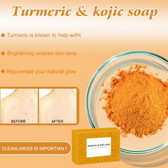 BCBU turmeric cleansing mousse with airy foam for cleansing.