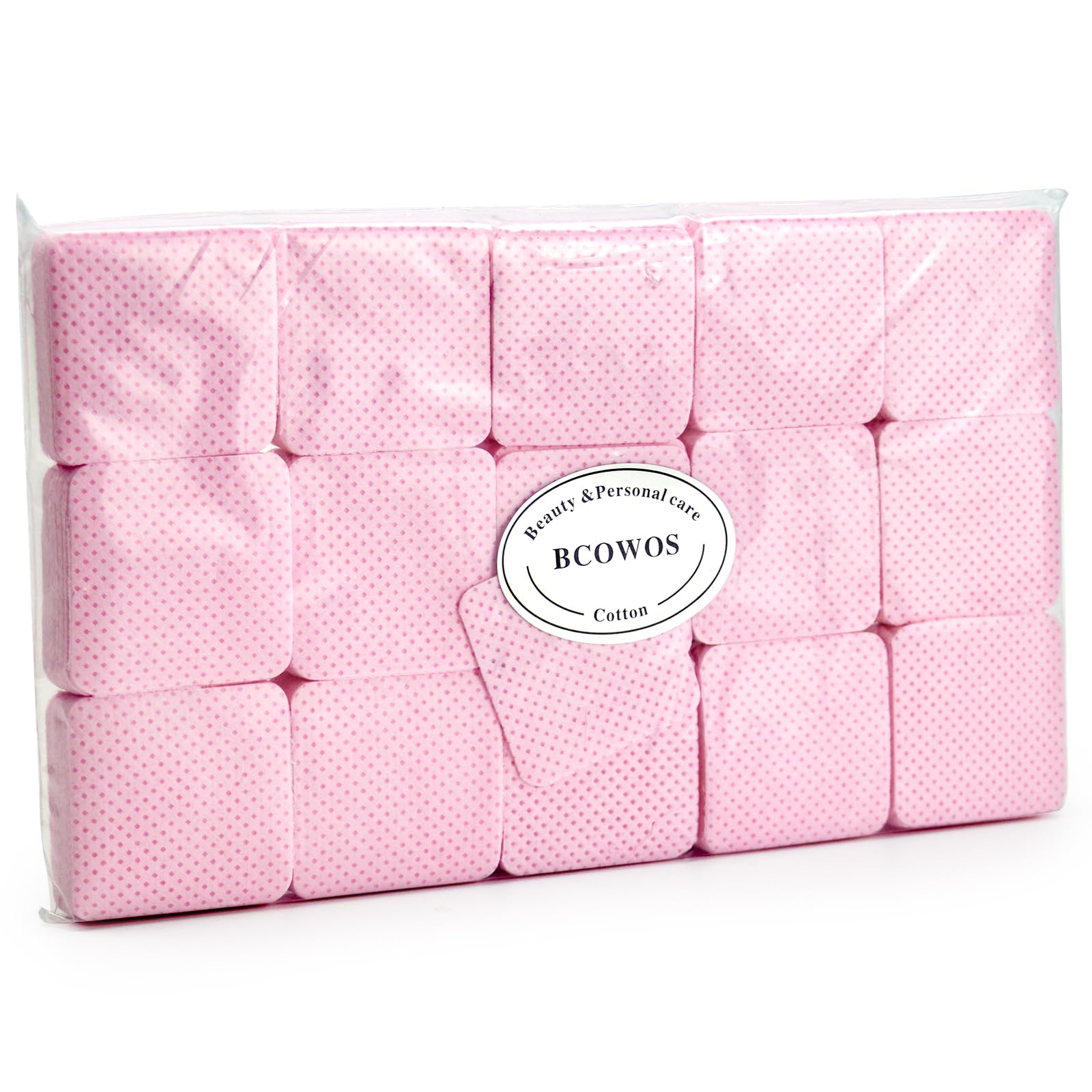 BCOWOS disposable lint-free nail wipes pack for hygienic use