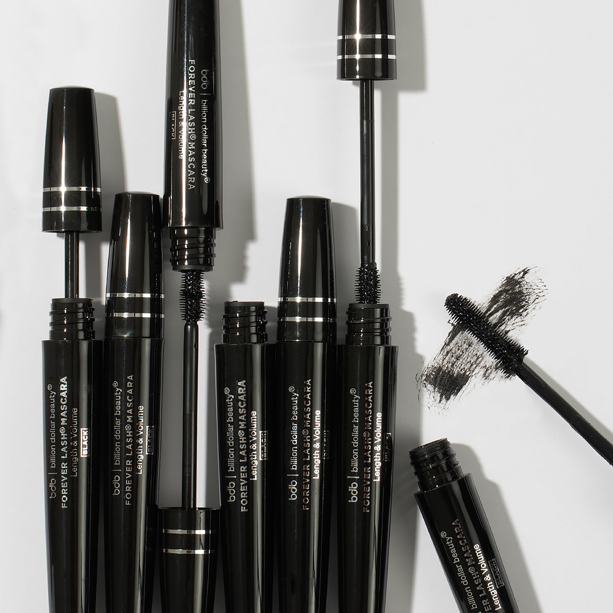 BDB Forever Lash Mascara application moment creates visible volume.