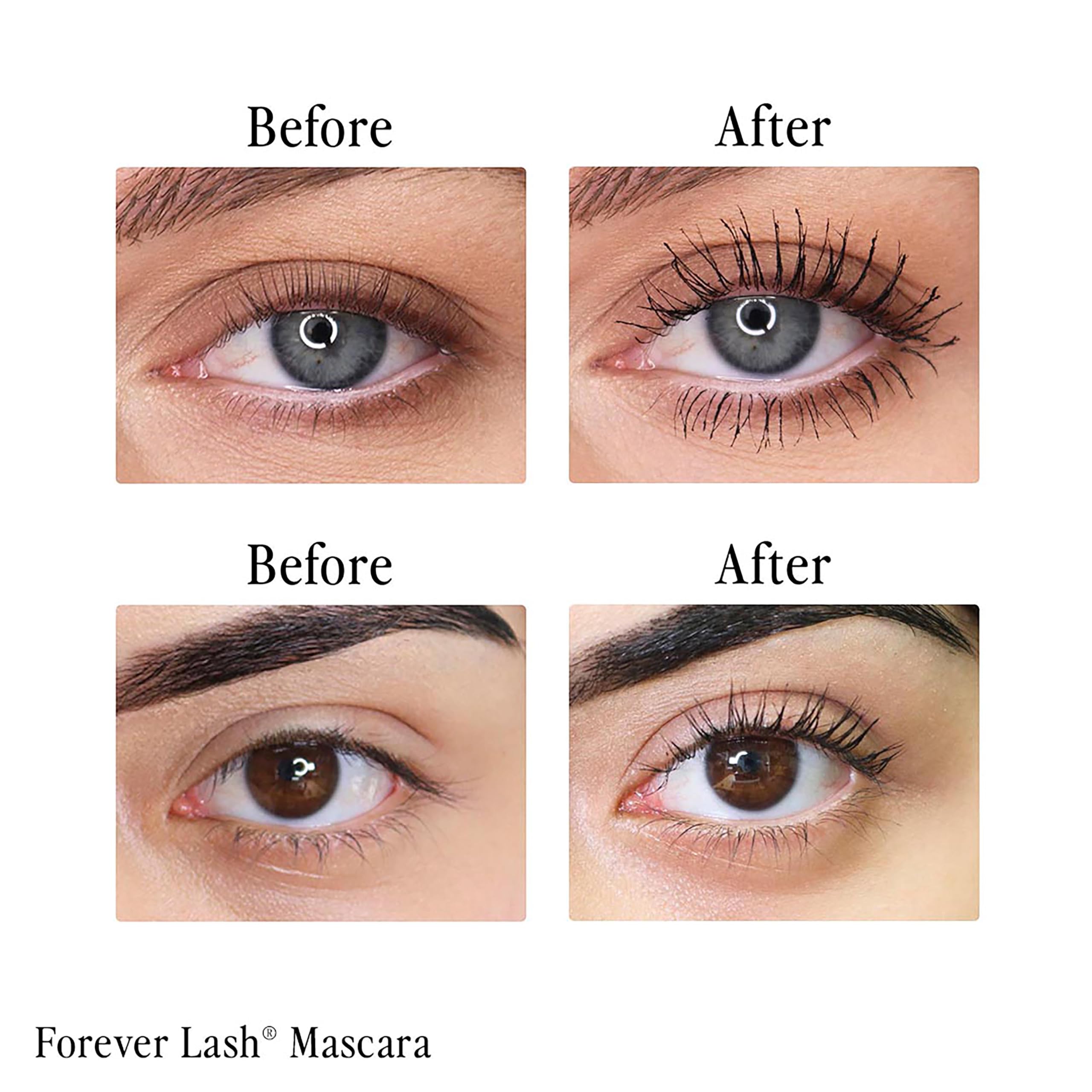 bdb Forever Lash Mascara coated lashes showing length and definition