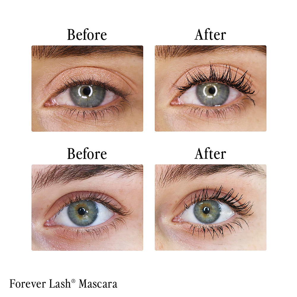 BDB Forever Lash Mascara on vanity ready for routine application.