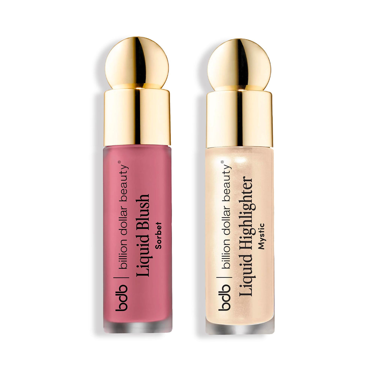 Billion Dollar Brows bdb liquid blush close-up in rosy-bronze for natural warmth.