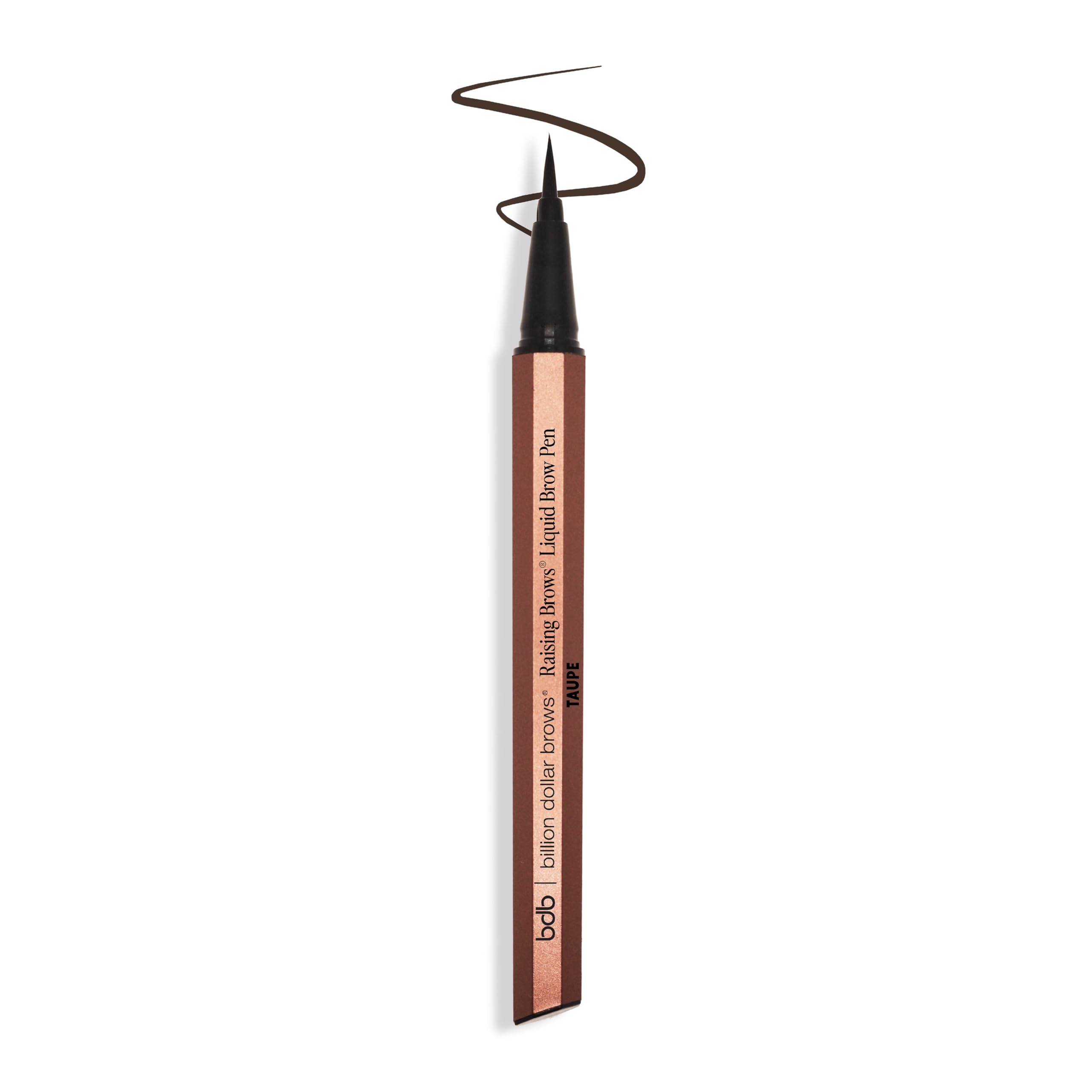 BDB Raising Brows brow-tip-stroke showcases precise taupe definition for a natural look.