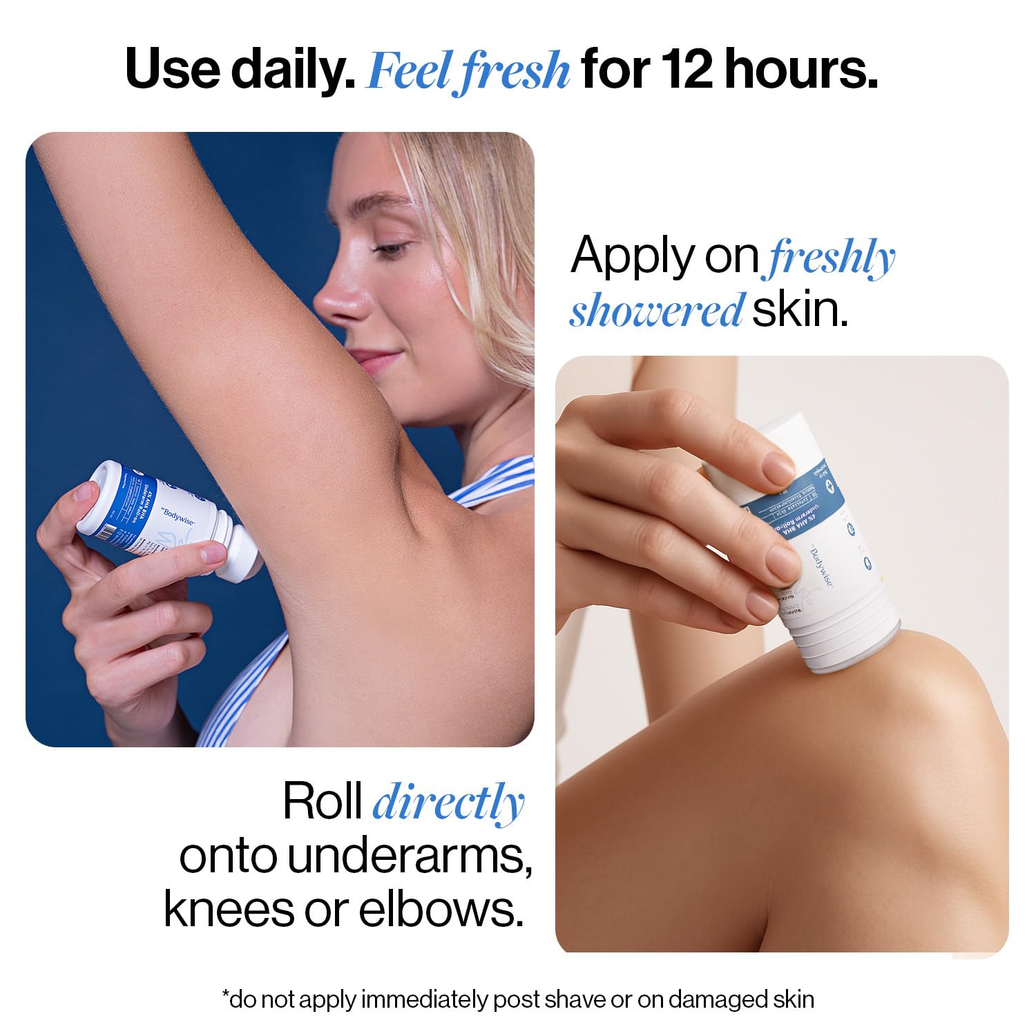 Be Bodywise acid-exfoliation aids gentle skin smoothing