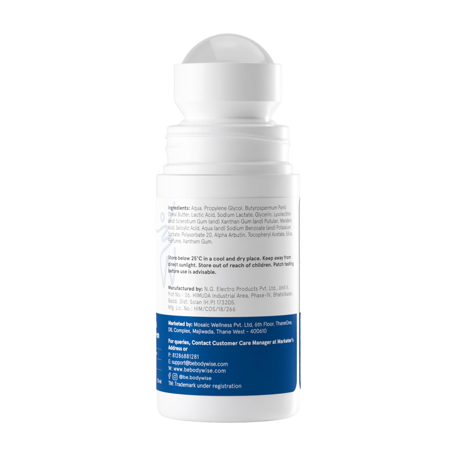 Be Bodywise floral scent for a comfortable daily wear