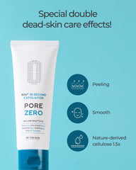 BE THE SKIN BHA+ Pore Zero on display with aloe-apricot extracts.