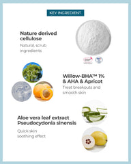 Applying BE THE SKIN BHA+ Pore Zero for 30-second exfoliation.