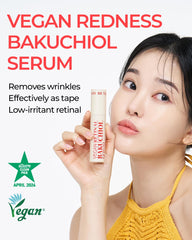 BE THE SKIN serum dropper dispensing bakuchiol–retinal dose for night routine