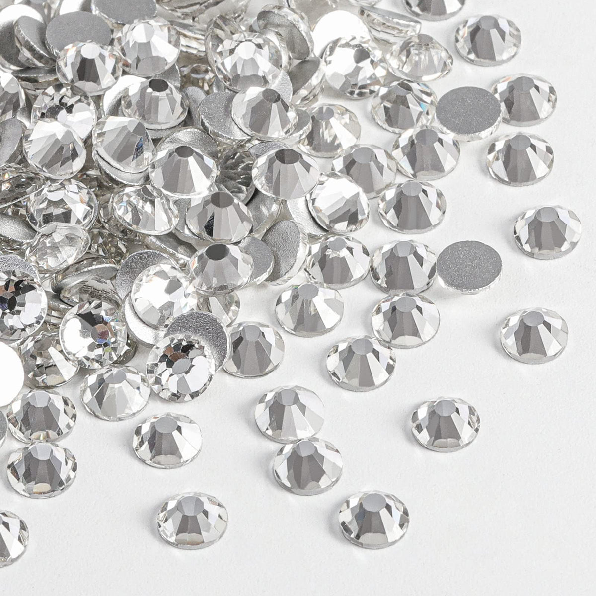 Beadsland 2880pcs flatback crystals ready for crafts with sparkling clarity