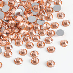 BEADSLAND champagne flatback rhinestones for sparkling craft projects