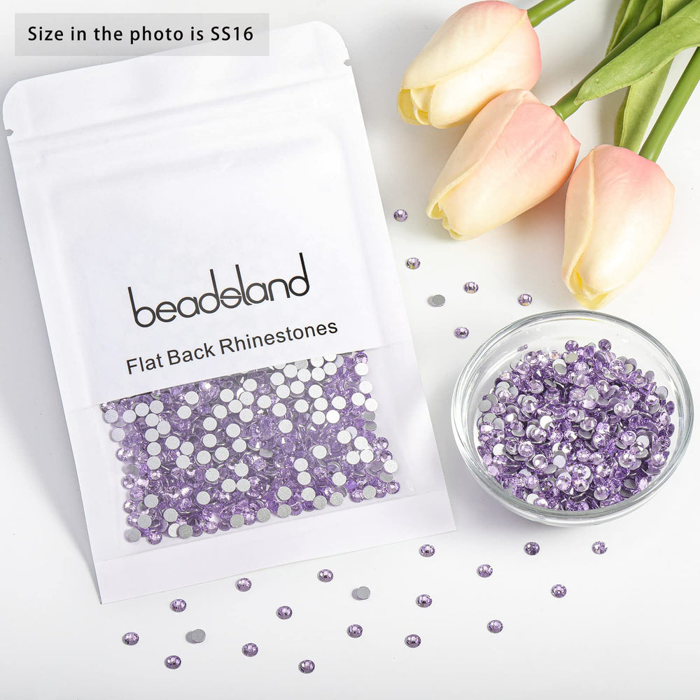 Beadsland flatback rhinestones suitable for DIY decor and crafts.