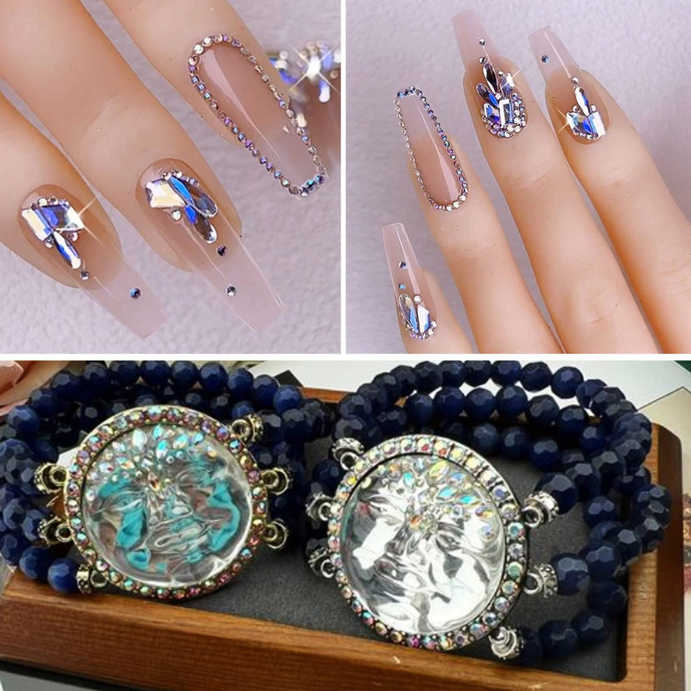 BEADSLAND 2880-piece rhinestones pack for versatile projects.
