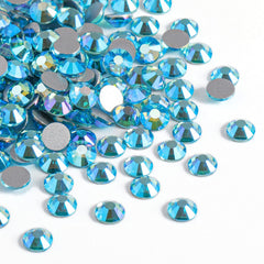 Beadsland Aquamarine AB rhinestones SS20 4.6-4.8mm for nail art and crafts.