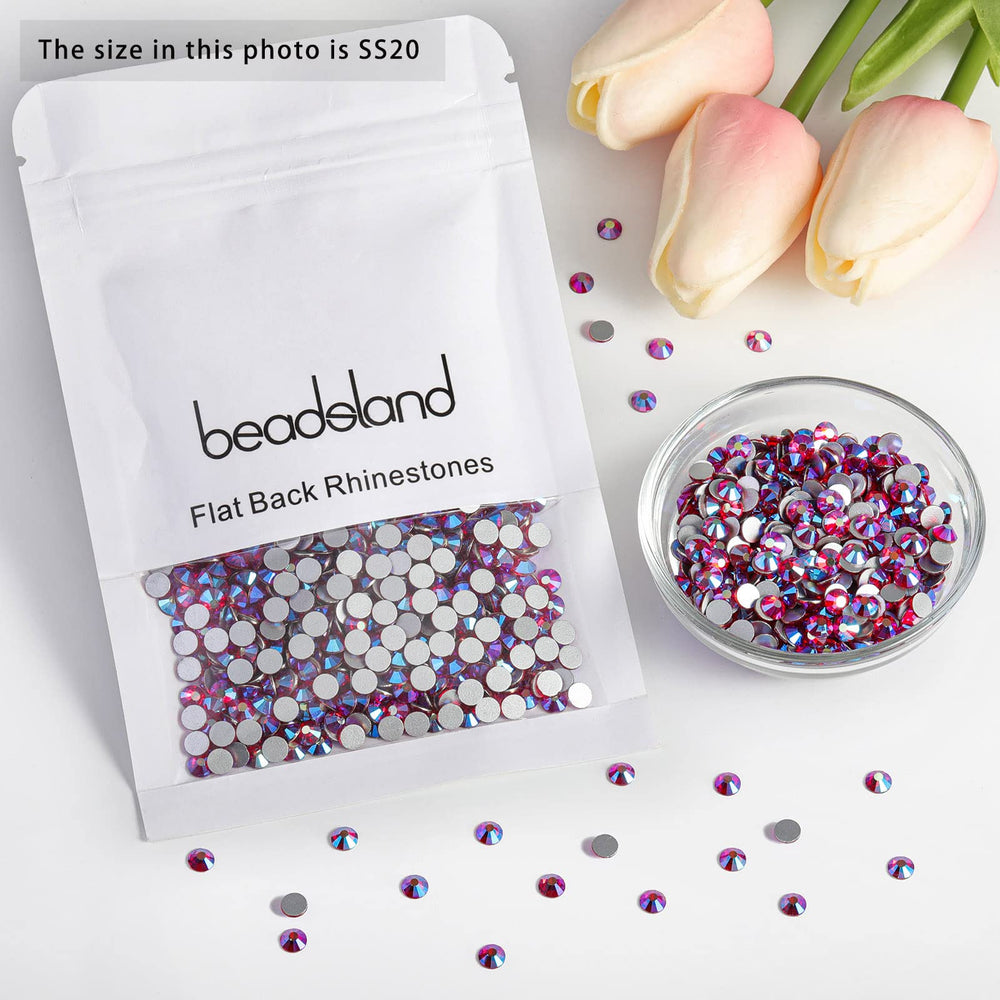 Beadsland craft-decor rhinestones for bags, shoes, clothes and more.