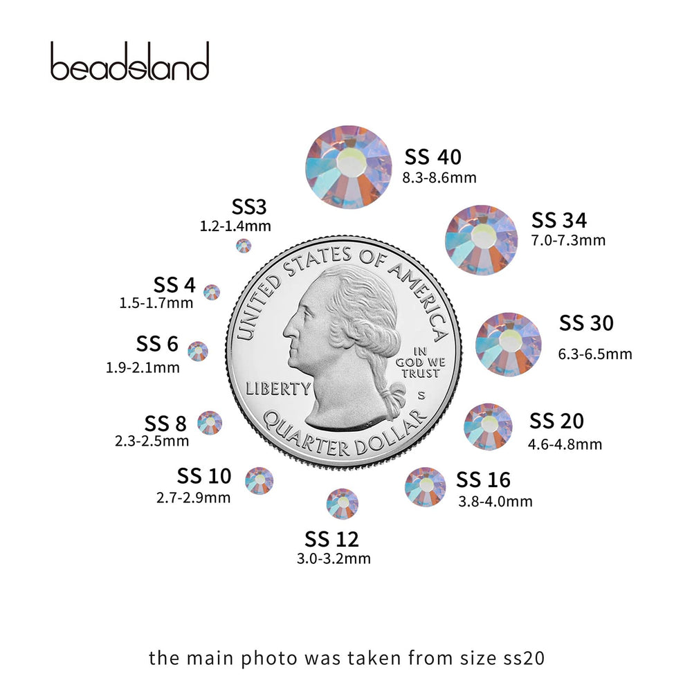 Beadsland craft and decor rhinestones on clothing and accessories