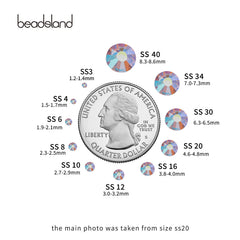 Beadsland craft and decor rhinestones on clothing and accessories