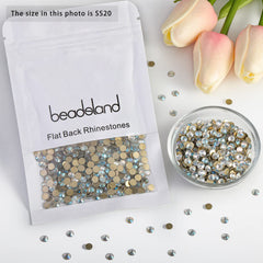 BEADSLAND crafts rhinestones ideal for clothes, bags, and accessories.