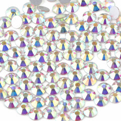 Beadsland crystal AB rhinestones SS30 flatback for crafts and outfits