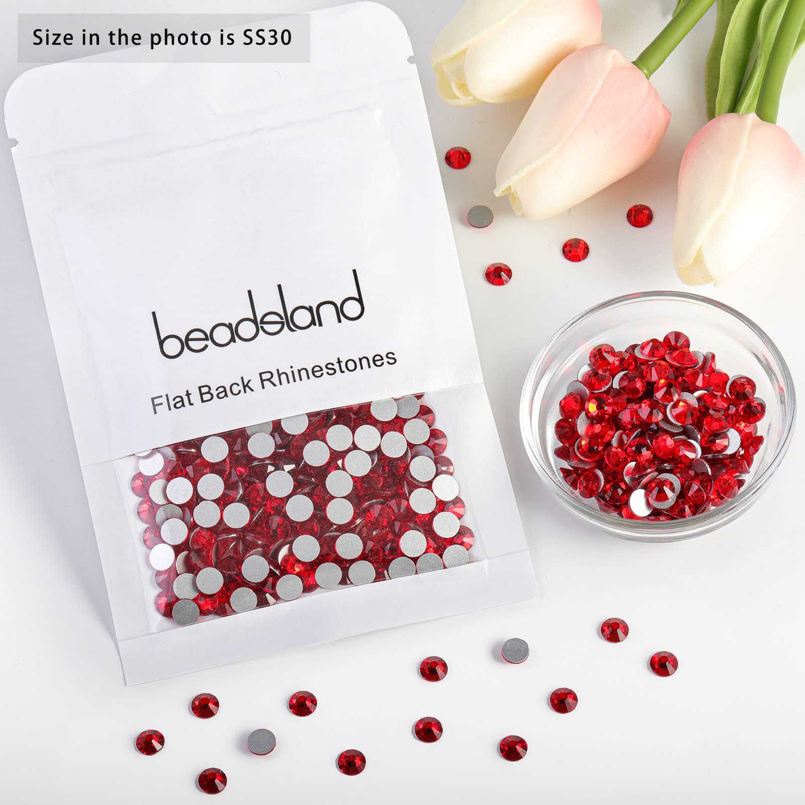 Beadsland easy-apply rhinestones require glue for secure decorating