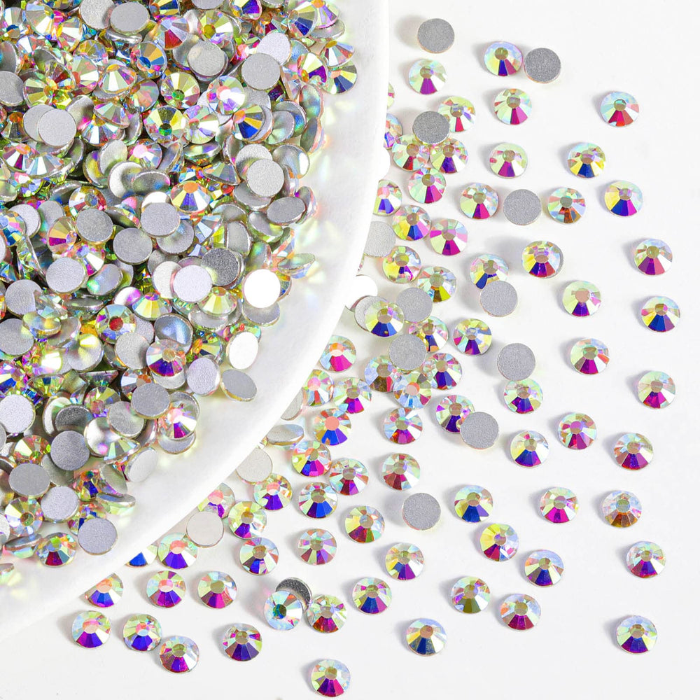 Beadsland flatback rhinestones on clothes and shoes add subtle sparkle.