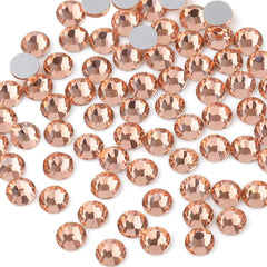 BEADSLAND glass rhinestones closeup shows precise cuts and shine