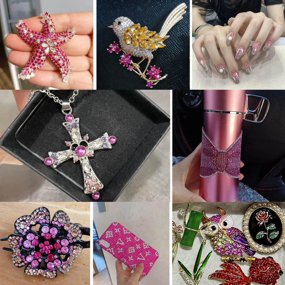 Beadsland 2880pcs rhinestones provide ample stones for multiple art pieces.