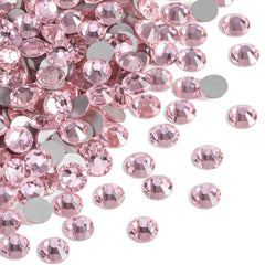 Beadsland light pink SS30 rhinestones pack for subtle sparkle in crafts.