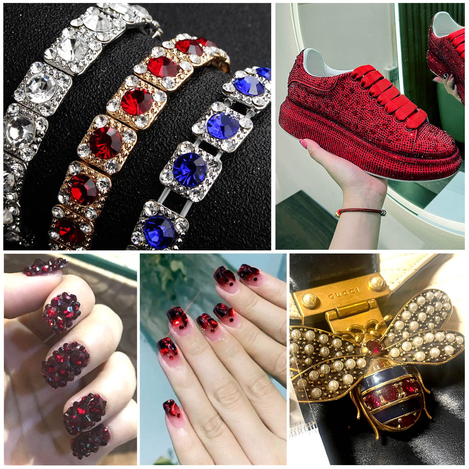 Beadsland versatile rhinestones for clothes, bags, shoes and DIY decorations.