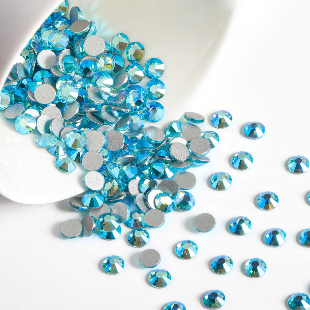 Beadsland nail art rhinestones application with glue for shimmer and sparkle.