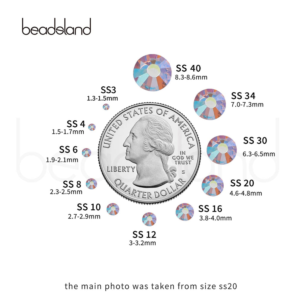 Beadsland rhinestones used in crafts for shimmering embellishments.