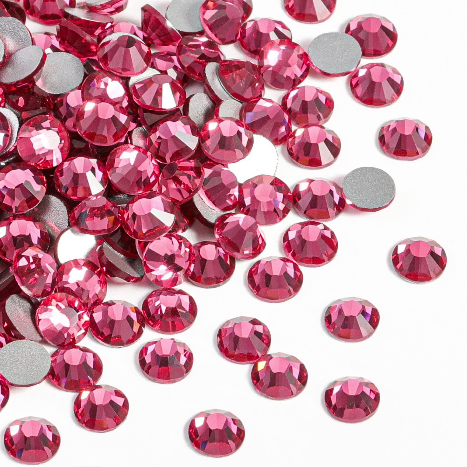 BEADSLAND rose rhinestones SS16 flatback for nail art adding brilliant sparkle.