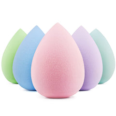 BEAKEY Boun Boun sponges pack with soft texture for smooth foundation application.