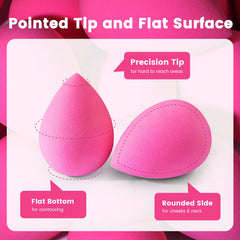 BEAKEY close-up texture shows plush pores for even distribution