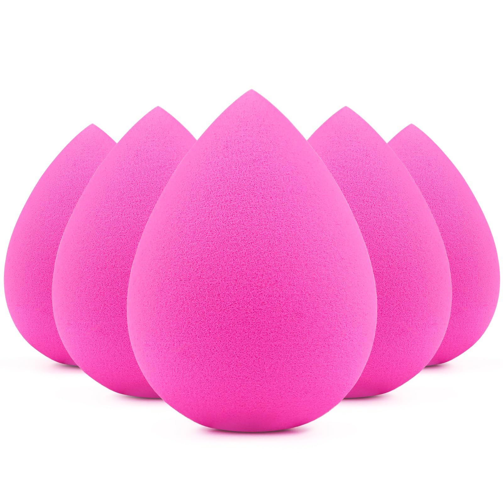 BEAKEY sponges pack in rose pink for smooth foundation blending