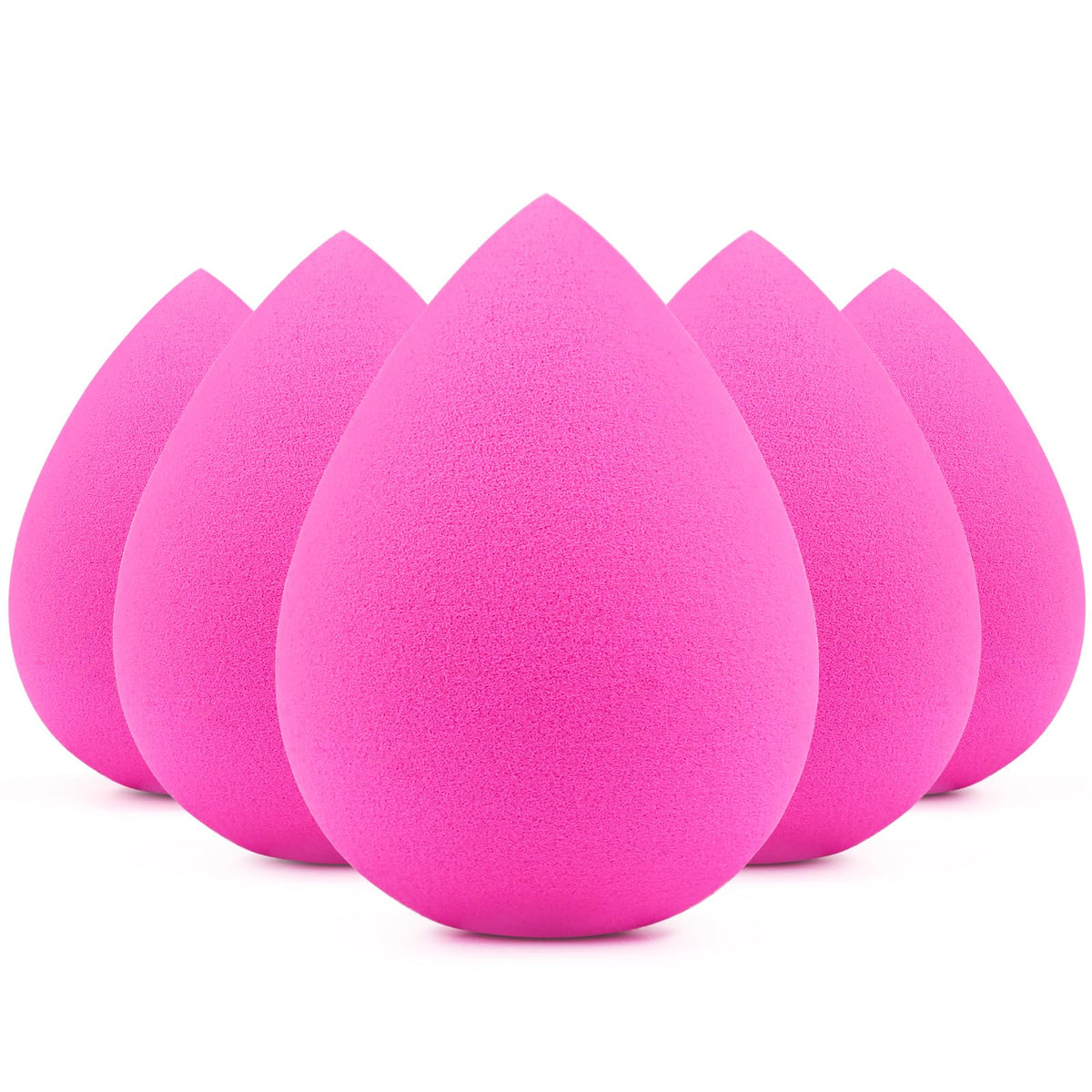 BEAKEY sponges pack in rose pink for smooth foundation blending