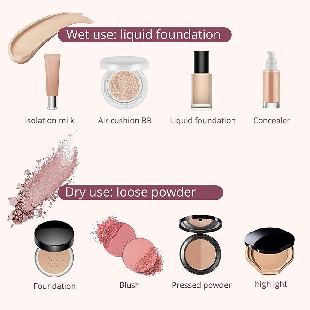 BEAKEY versatile sponge for foundation, BB cream, powder, concealer, sunscreen and liquids