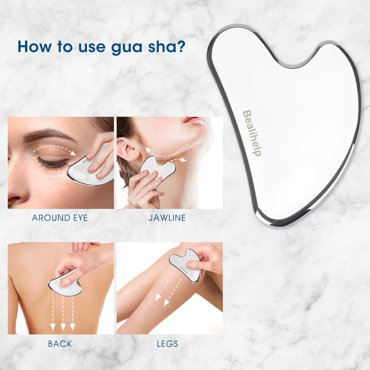 Bealihelp cold face roller for puffiness reduction and refreshed skin.