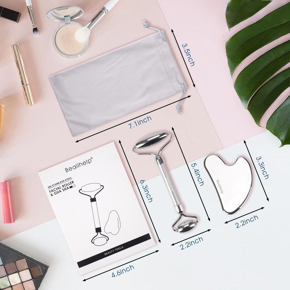 Bealihelp eye-area massage roller for delicate eye-zone relief.