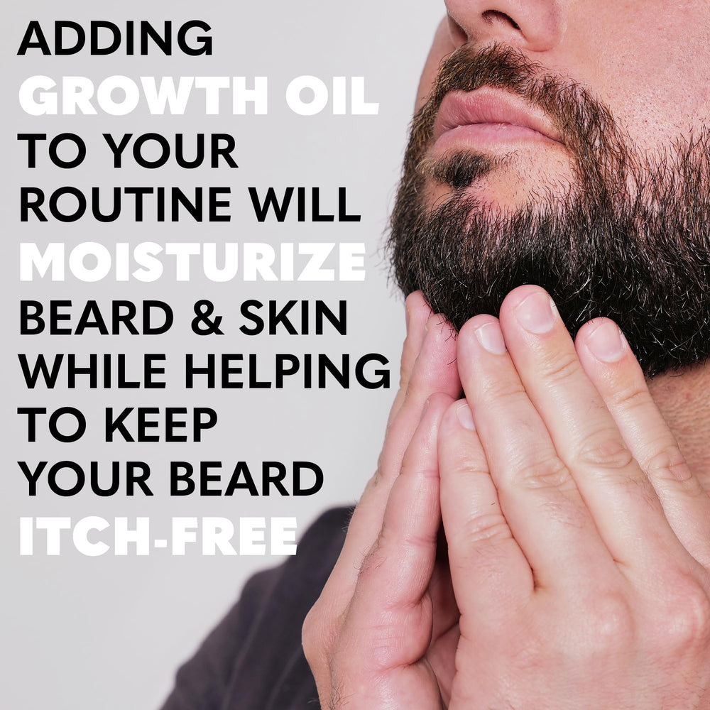 Growth Oil dropper shows precise, mess-free application for targeted nourishment.