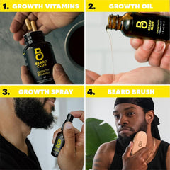 Beard Club Vitamin Spray bottle for hydration and easy beard refresh.