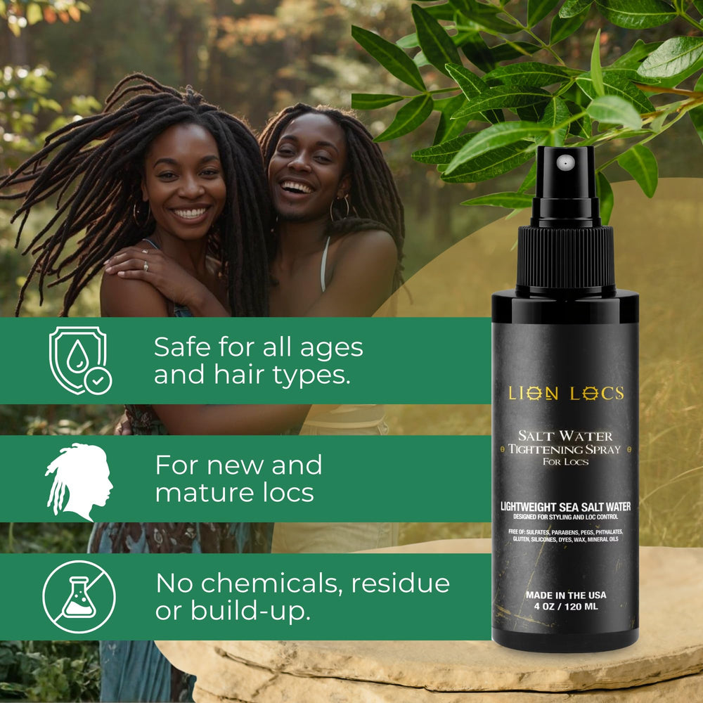 Beard Gains Lion Locs Aloe-infused hydration balances moisture during loc styling.