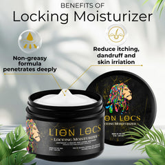 Beard Gains Lion Locs application highlights smooth texture ideal for palm-rolling retwists.