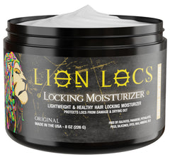 Beard Gains Lion Locs locking gel jar for dreadlocks showing styling control