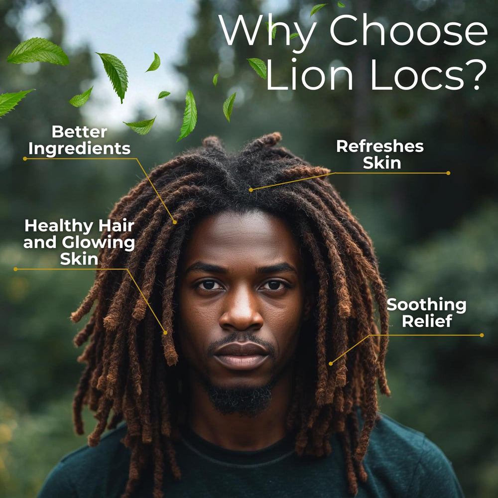 Beard Gains Lion Locs Rosewater Spray for a subtle shine boost