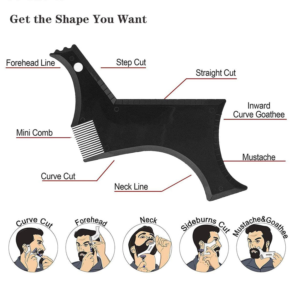 Beard Shaper Kit straight razor ready for precise edge finishing